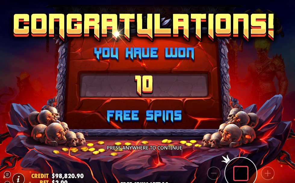 Free Spins round with the WILD METER kept between spins