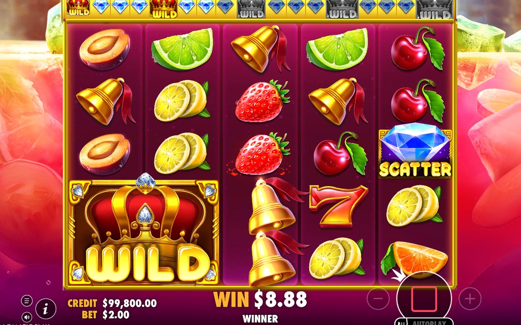 Free Spins round with the roaming WILD on the grid