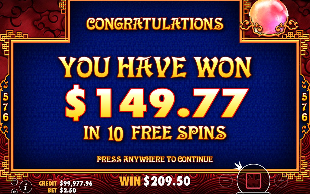 Winning base spin with WILD on reels 2-4